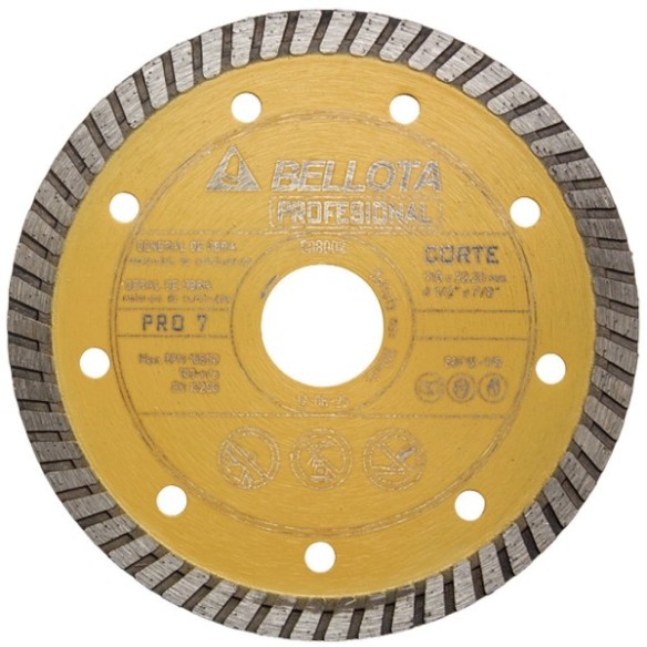 DISCO DIAMANTE BELLOTA 50712-125 GENERAL OBRA