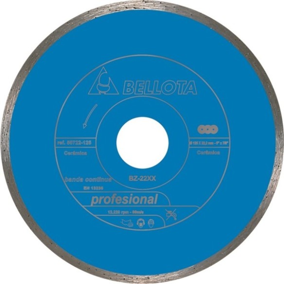 DISCO DIAMANTE BELLOTA 50722-125 BANDA CONTINUA CERAMICA