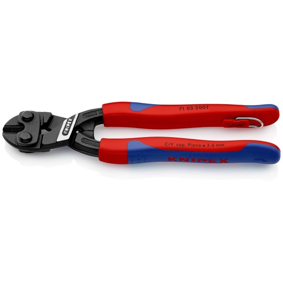 ALICATE KNIPEX COBOLT CORTA ALAMBRES 71 02 200T ANTICAIDA