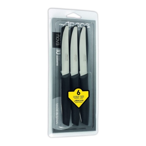 JUEGO DE CUCHILLOS 6 PIEZAS ARCOS