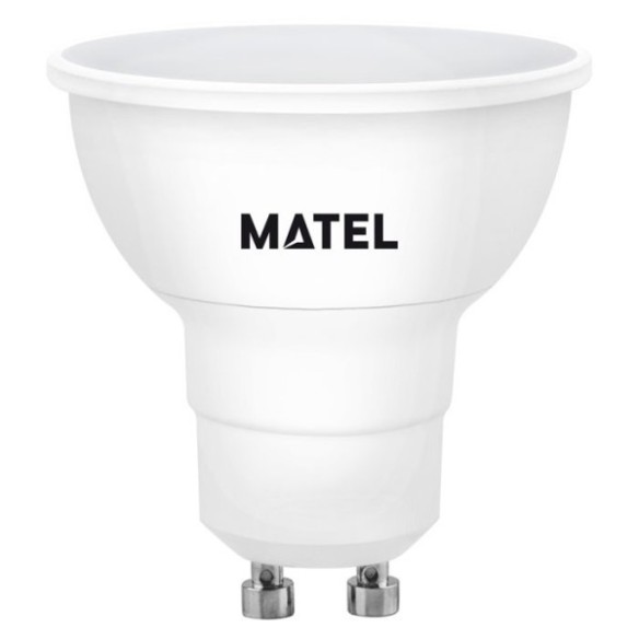 BOMBILLA LED DICROICA GU10 8W 750Lm 120º CALIDA REGULABLE 1U