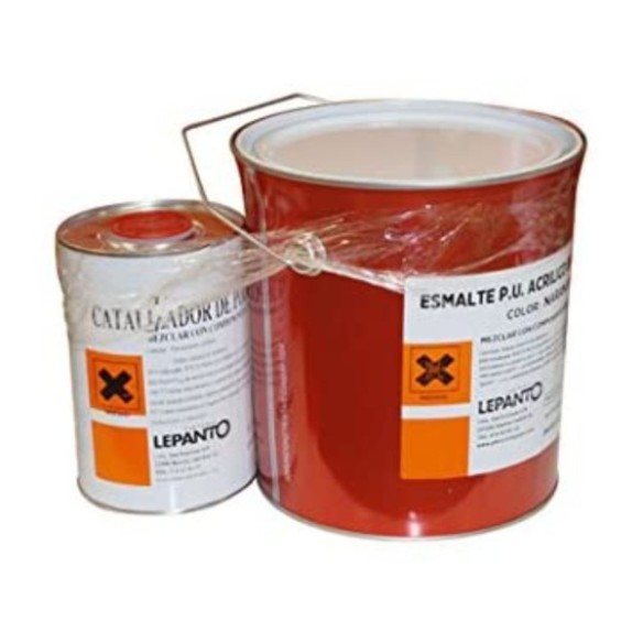 ESMALTE POLIURETANO NARANJA BICOMP 4L 2 CAPAS