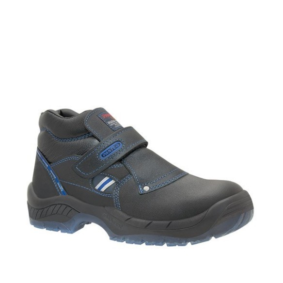 BOTA PANTER FRAGUA VELCRO PLUS S3 PIEL NEGRO T- 39