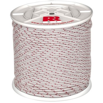 CUERDA ARRANQUE MOTORES CARRETE POLIESTER CON ALMA Ø 4 MM BLANCO 100 M