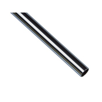 TUBO DE ARMARIO Ø19MMX2M ACERO CROMADO BRILLO