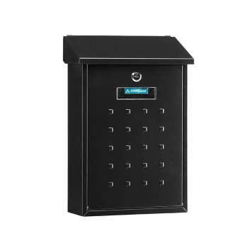 BUZON ARREGUI PREMIUN E-5604 EXTERIOR INOX 120X250X250 MM NEGRO
