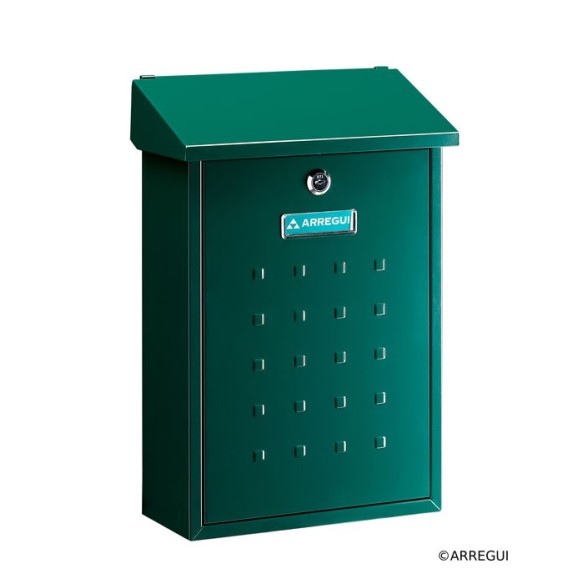 BUZON ARREGUI PREMIUN E-5603 EXTERIOR INOX 120X250X250 MM VERDE
