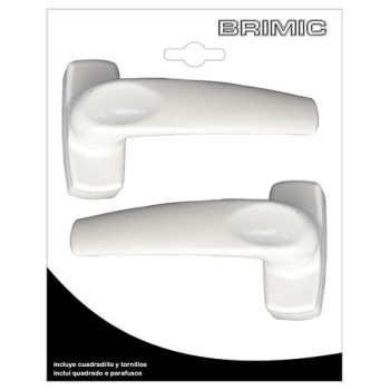 JUEGO MANILLA 6802 ALUMINIO BLANCO