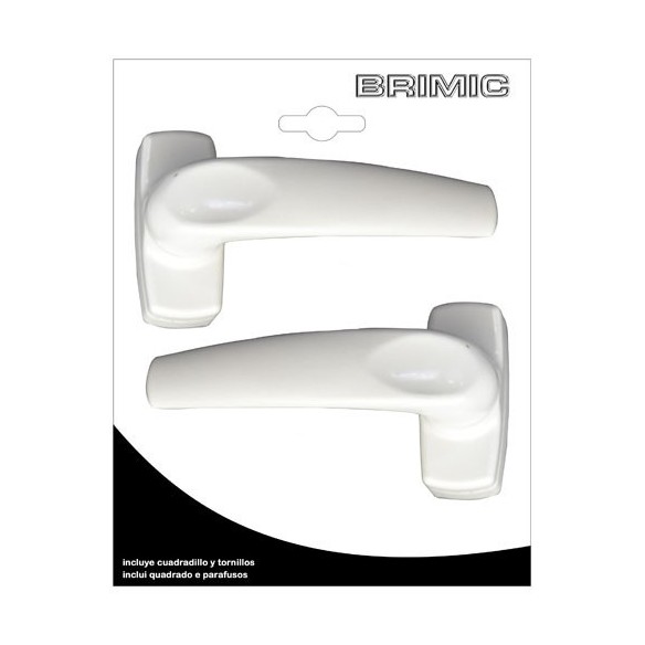 JUEGO MANILLA 6802 ALUMINIO BLANCO