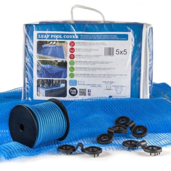 LEAF POOL COVER 5X9 MALLA PROTECCION