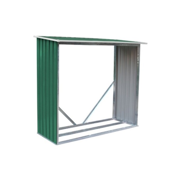 GARDIUN. LEÑERO METALICO HOLMAN VERDE 1