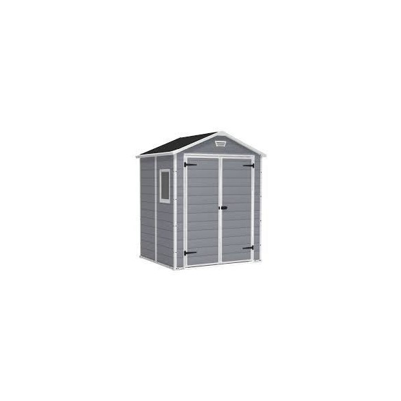 CASETA DE RESINA EXTRUSIONADA CON SUELO MANOR 6X5DD 185X152X226CM