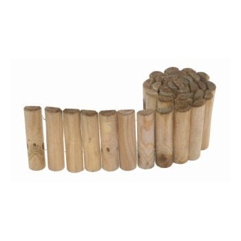 BORDURA FOREST STYLE SILOUX MADERA PINO TRATADO 20X180 CM ESP 16 MM