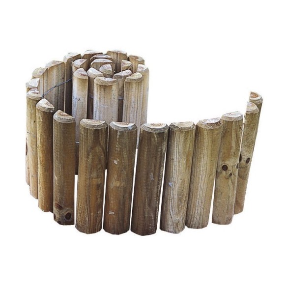 BORDURA FOREST STYLE SILOUX MADERA PINO TRATADO 30X180 CM ESP 25 MM