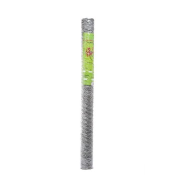 MALLA GALLINERO CENTRAL DE ENREJADOS ROLLO Nº 13 TRIPLE TORSION GALVANIZADA 13 MM 1X10M