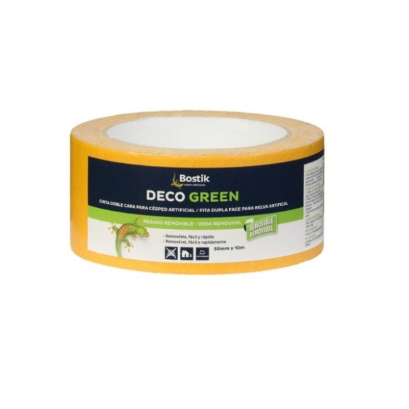 CINTA DOBLE CARA DECO GREEN 5CMX10M