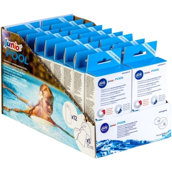 TRATAMIENTO PARA PISCINAS INFANTILES SIN FILTRACIÓN - PACK DE 5 SOBRES