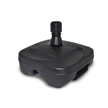 BASE PARASOL IDEA EUROPE SERIE 4538 RESINA INYECTADA CON RUEDAS 52X52 CM TUBO 33/48MM ANTRACITA