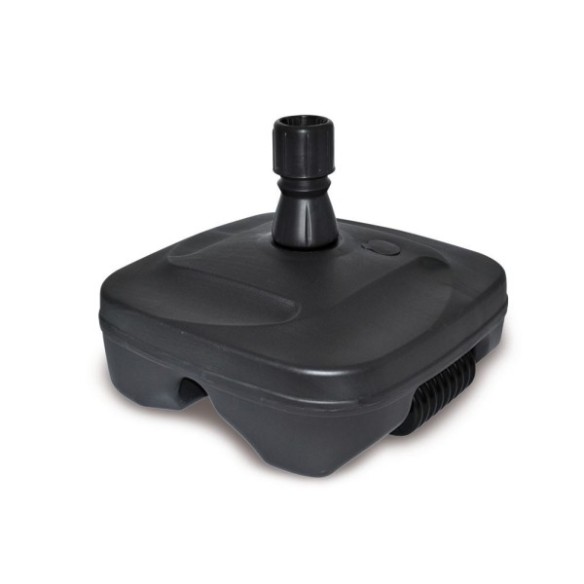 BASE PARASOL IDEA EUROPE SERIE 4538 RESINA INYECTADA CON RUEDAS 52X52 CM TUBO 33/48MM ANTRACITA