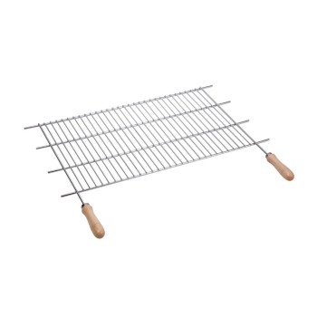 PARRILLA BARBACOA ZINC 100 X 40 C/M.MADERA