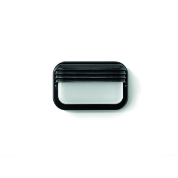 APLIQUE ECOLED E-27 18W HORIZONTAL NEGRO