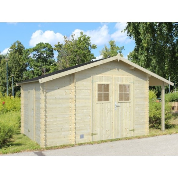 CASETA DE MADERA MACHIHEMBRADA 260CM ANCHO X 230CM PROFUNMERIBEL