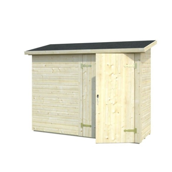 COBERTIZO MADERA ADOSADO PARED 2