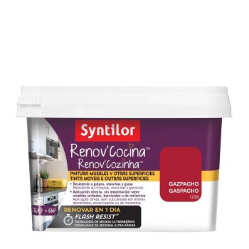 PINTURA AL AGUA SYNTILOR RENOV COCINAS 500 ML GAZPACHO SATINADO
