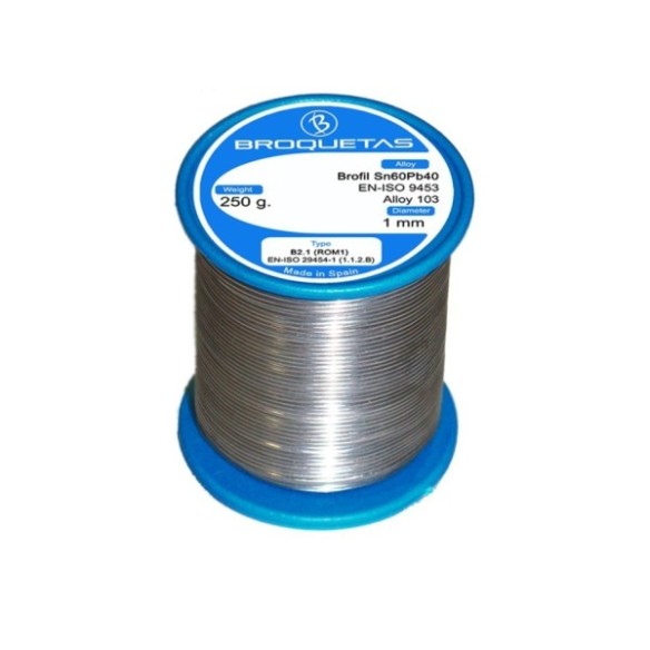HILO DE SOLDAR BROFIL 50SN/PB B2.1 Ø1.5MM 250G CON FLUX