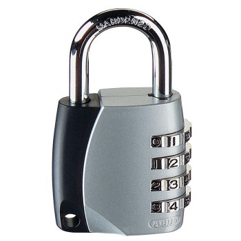 CANDADO ABUS 155 COMBINACION 20 MM ALUMINIO NEGRO/PLATA BLISTER