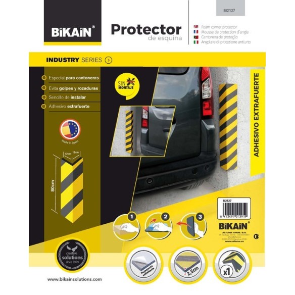 PROTECTOR PARKING PROFESIONAL ESQUINA 800X250X25MM