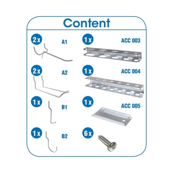 BOLSA ACCESORIOS PANELCLIK 9 PZAS