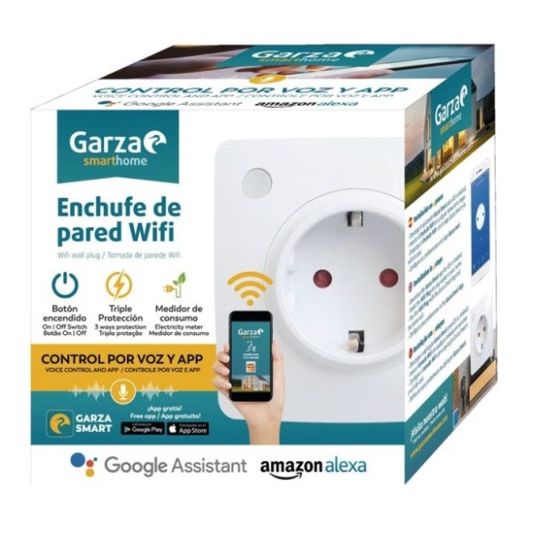 ENCHUFE DE PARED SMART WIFI 16A