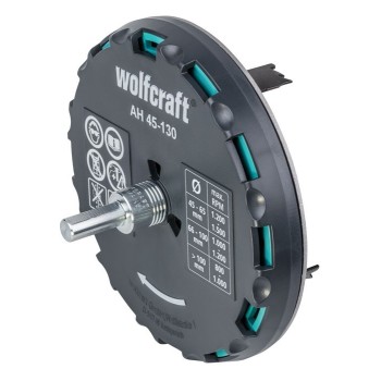 CORTA CIRCULOS WOLFCRAFT YESO Y MADERA 45-130 MM
