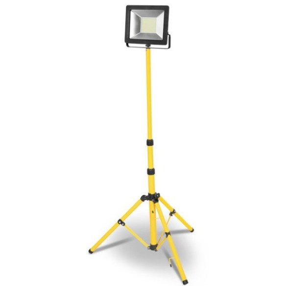 PROYECTOR LED TRIPODE 5MT.1X50W.FRIA