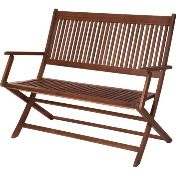 BANCO KOOPMAN MADERA ACACIA PLEGABLE 89X118X63 CM