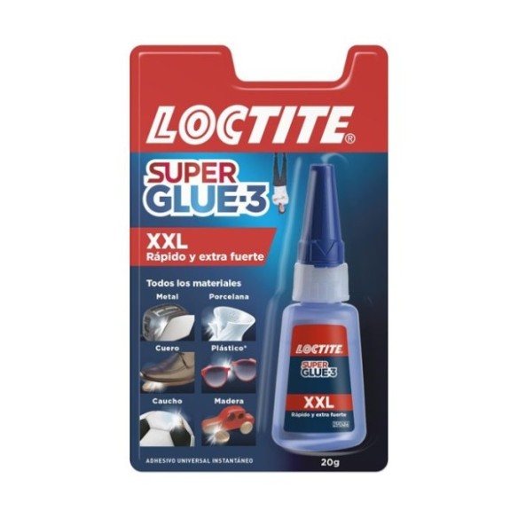 HENKEL SUPER GLUE-3 XXL 20 GR ADHESIVO INSTANTANEO PROFESIONAL