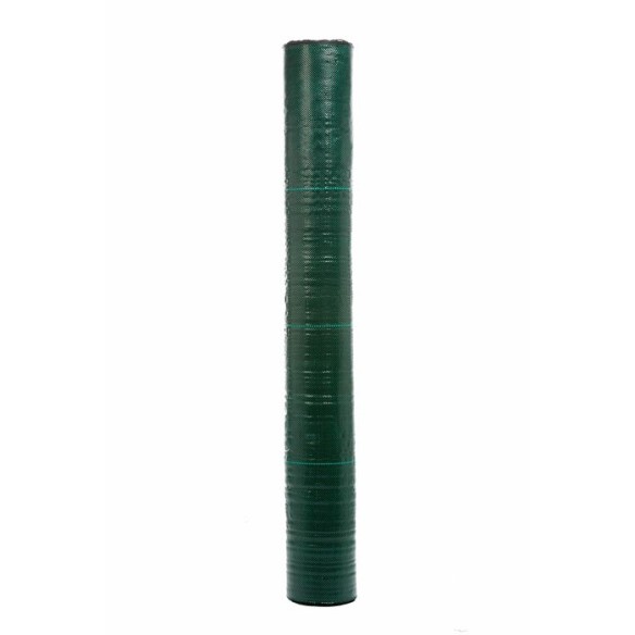MINI ROLLO 1X10M. MALLA ANTIHIERBAS 100GR VERDE