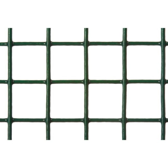 MALLA CENTRAL DE ENREJADOS ROLLO ELECTROSOLDADA GALVANIZADA PLASTIFICADO 25X25 M 1X5 M