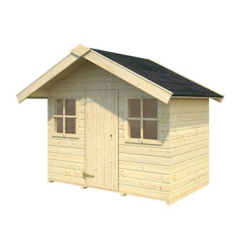 CASITA INFANTIL DE MADERA. SUELO DE MADERA INCLUÍDO.