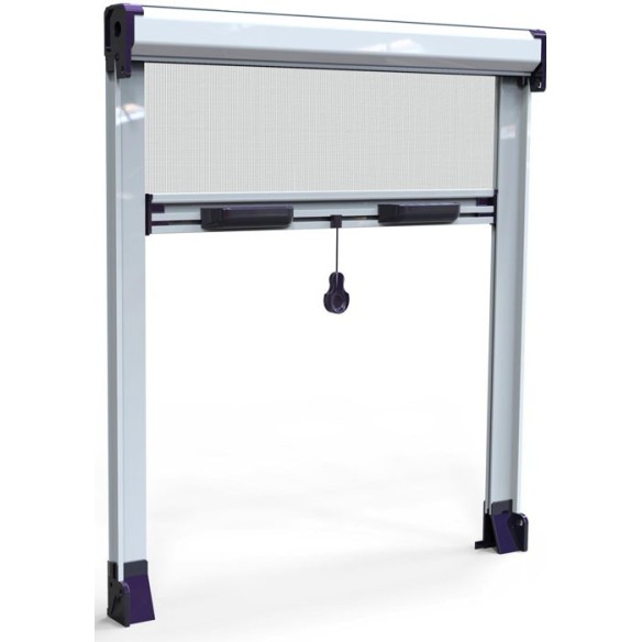 EASY - KIT MOSQUITERA ENROLLABLE VERTICAL 130 X 150. BLANCO