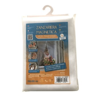 MOSQUITERA MAGNETICA PARA VENTANA. 150 X 180. BLANCO