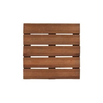 LOSETA FOREST STYLE BOLENIA RANURADA MARRON MADERA PINO 50X50 CM ESP 35 MM