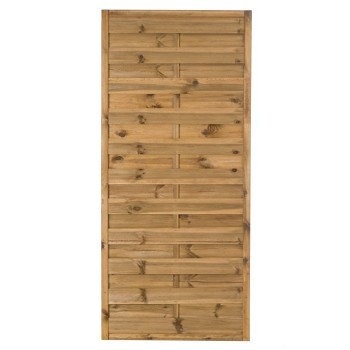 PANEL DECORATIVO FOREST STYLE NATURA MARRON MADERA PINO 90X200 CM MARCO 36 MM