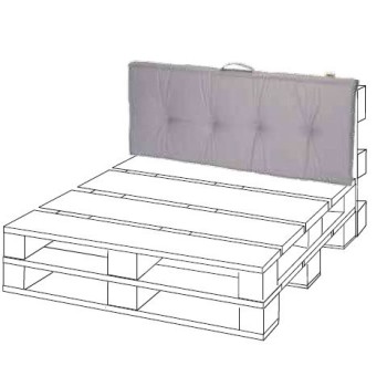 COJIN IDEA EUROPE LIVING 120X47X7 CM GRIS
