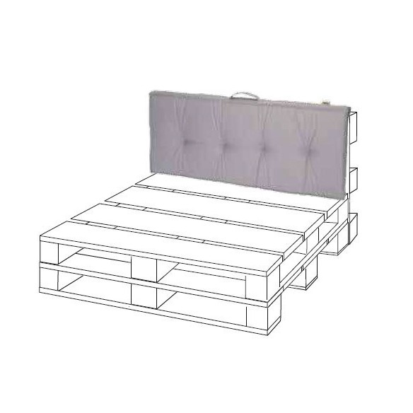 COJIN IDEA EUROPE LIVING 120X47X7 CM GRIS