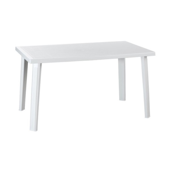 MESA IDEA EUROPE DOMINGO RESINA INYECTADA RECTANGULAR 73X130X75 CM BLANCA