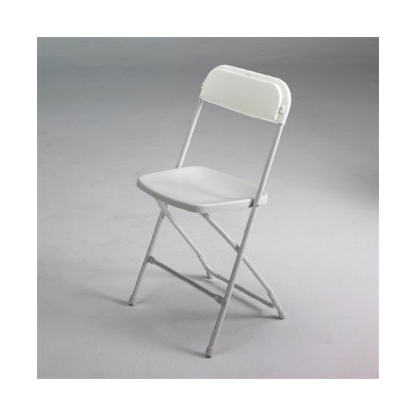 SILLA CATERING PLEGABLE BLANCA