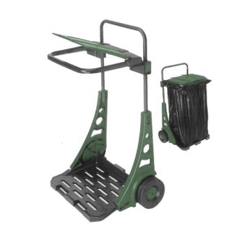 CARRO PARA RESIDUOS JARDIN CON RUEDAS