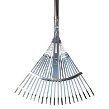 Escoba ajustable púa plana para limpieza de césped con mango aluminio / 3042CMA 2